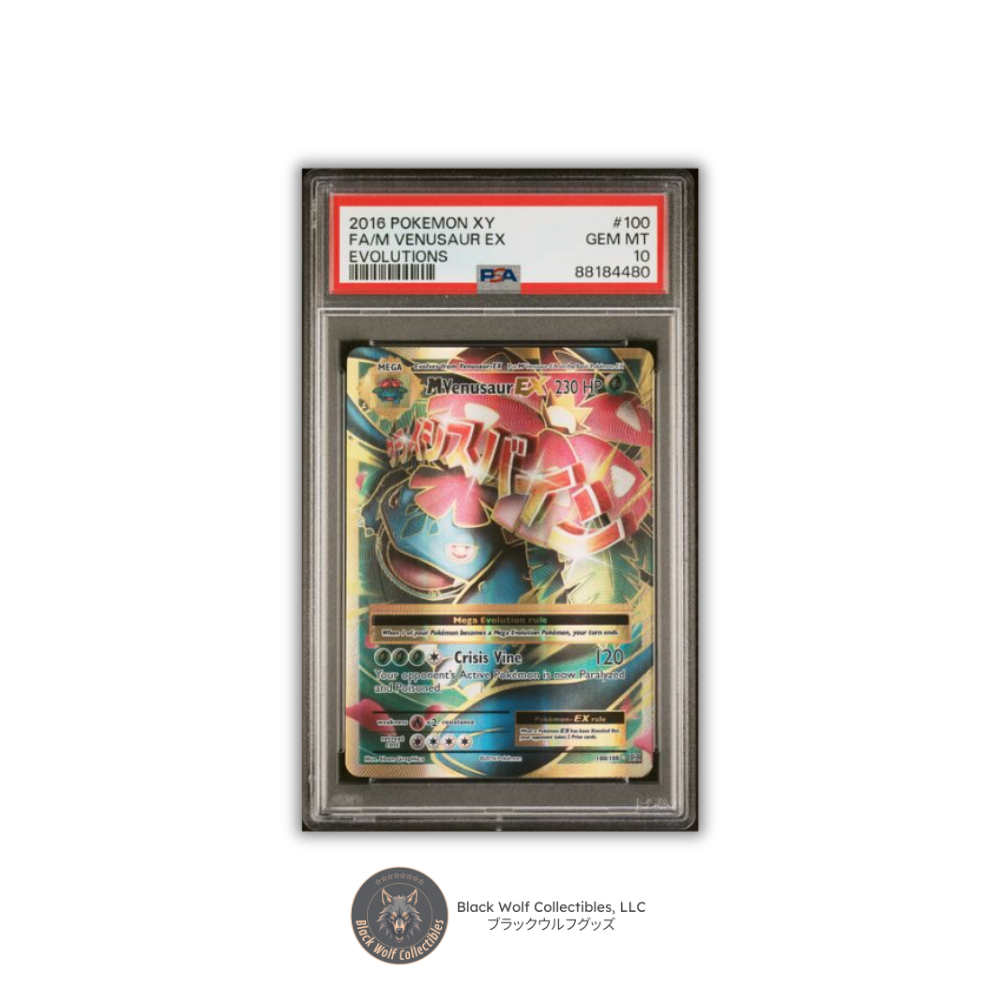 PSA 10 | 2016 POKEMON XY EVOLUTIONS #100 FA/M VENUSAUR EX EVOLUTIONS
