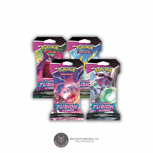 Fusion Strike: Sleeved Booster Pack Art Bundle (Set of 4)