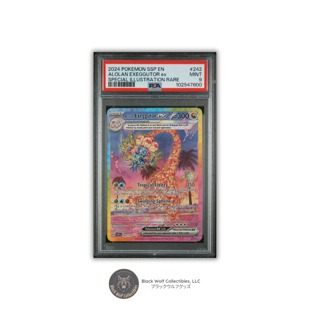 PSA 9 | 2024 POKEMON SSP EN-SURGING SPARKS 242 ALOLAN EXEGGUTOR EX SPECIAL ILLUSTRATION RARE