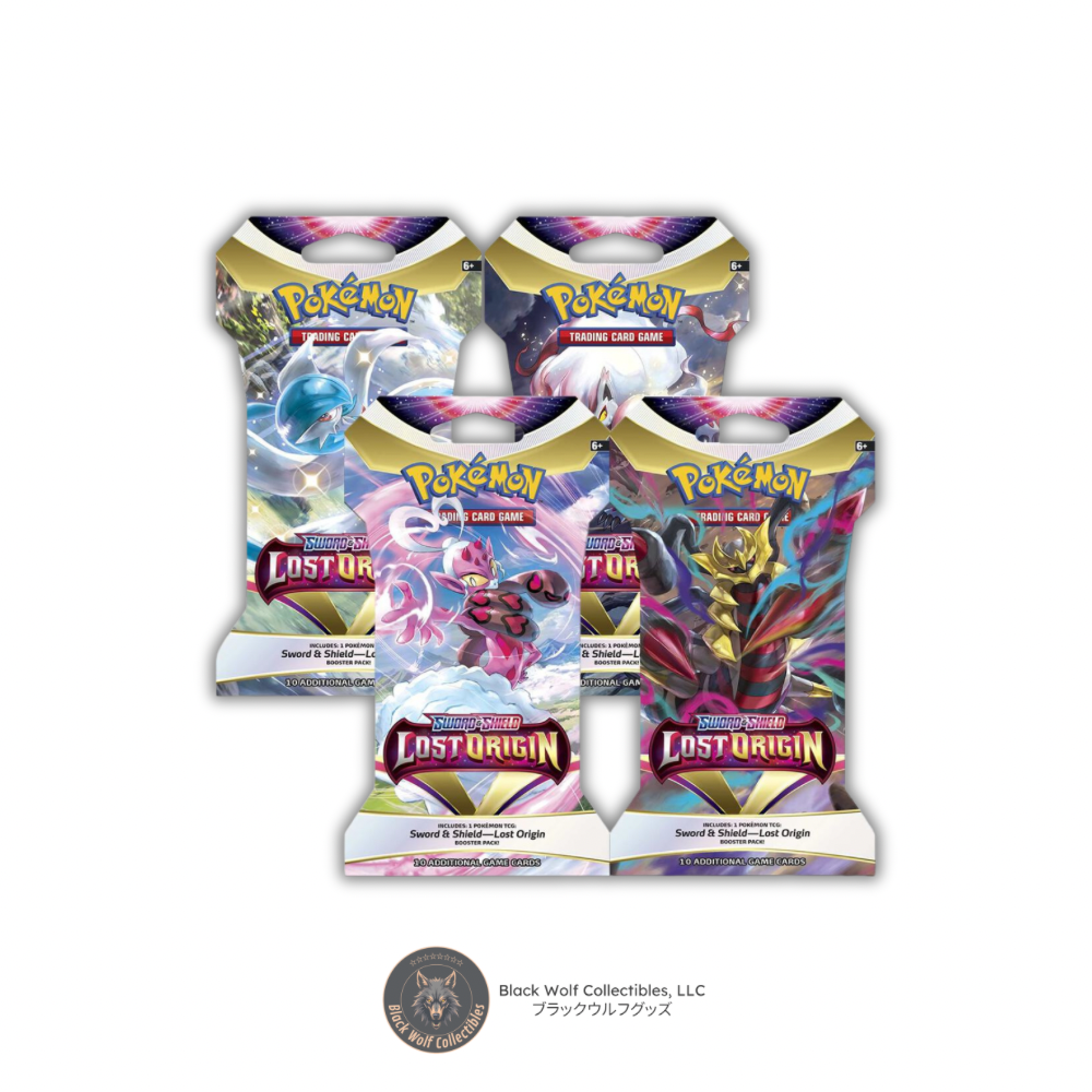 Lost Origin: Sleeved Booster Pack Art Bundle (Set of 4) Black Wolf Collectibles LLC Lost Origin: Sleeved Booster Pack Art Bundle (Set of 4) Black Wolf Collectibles LLC
