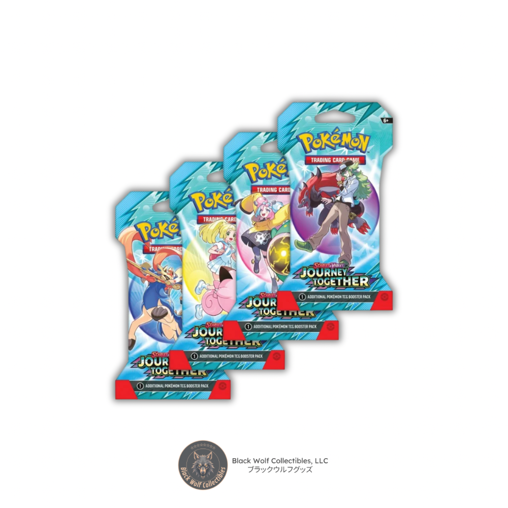 pokemon journey together sleeved booster pack Sealed Case Hops Zacian ex Pokemon TCG SV09 Journey Together