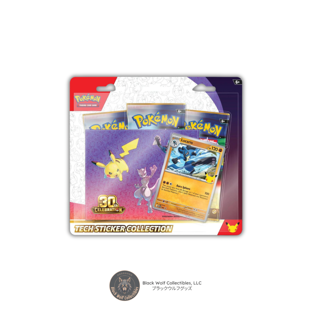 30th Celebration: Tech Sticker Collection (Lucario) (Pre-Order)