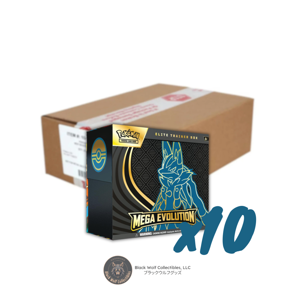Mega Evolutions: Elite Trainer Box (Case) – Black Wolf