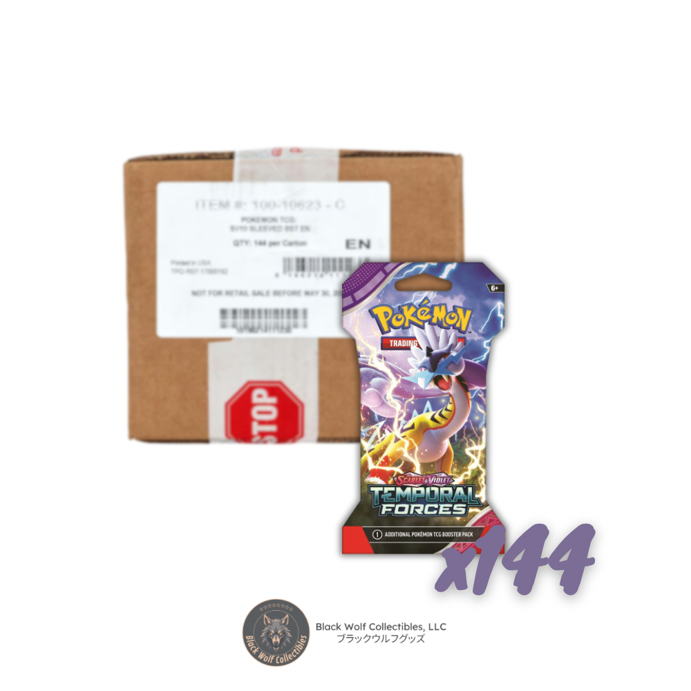 Temporal Forces: Sleeved Booster Pack (Case) Black Wolf Collectibles LLC Temporal Forces: Sleeved Booster Pack (Case) Black Wolf Collectibles LLC