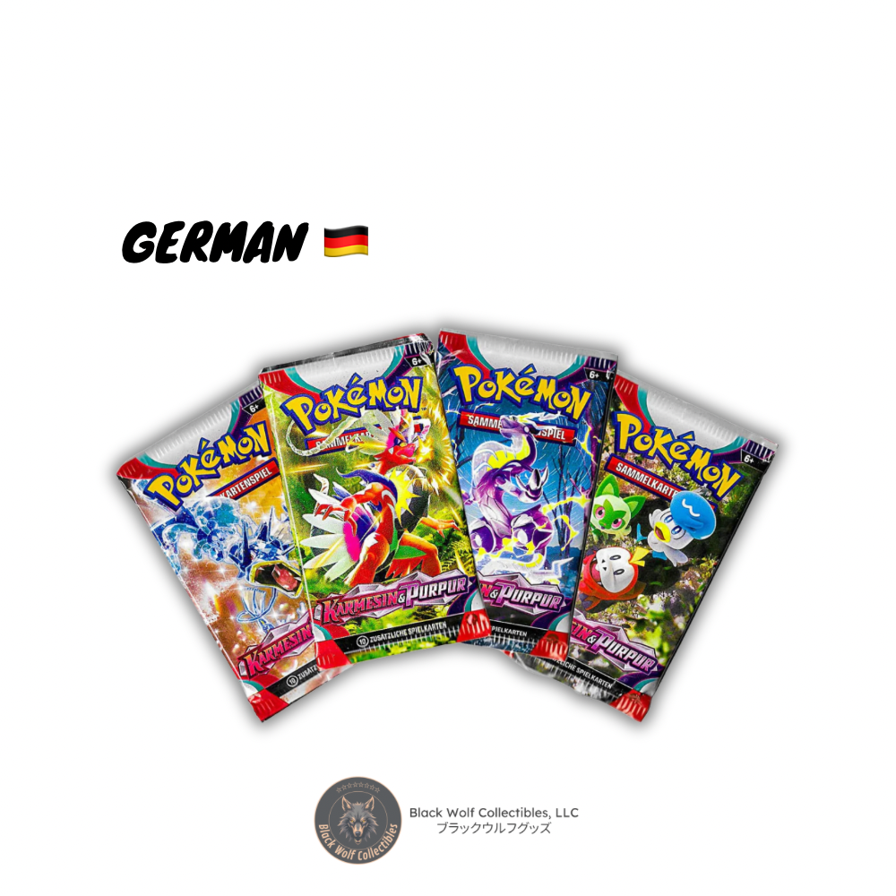 Scarlet & Violet Base: Booster Pack (German) Black Wolf Collectibles LLC Scarlet & Violet Base: Booster Pack (German) Black Wolf Collectibles LLC