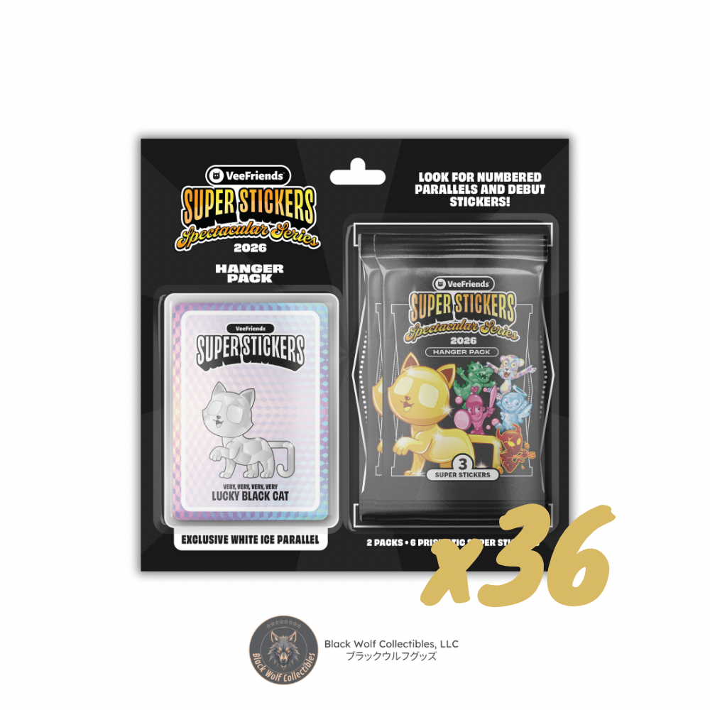 2026 VeeFriends Super Stickers Spectacular Series White Ice Hangar Pack (Case) (Pre-Order)