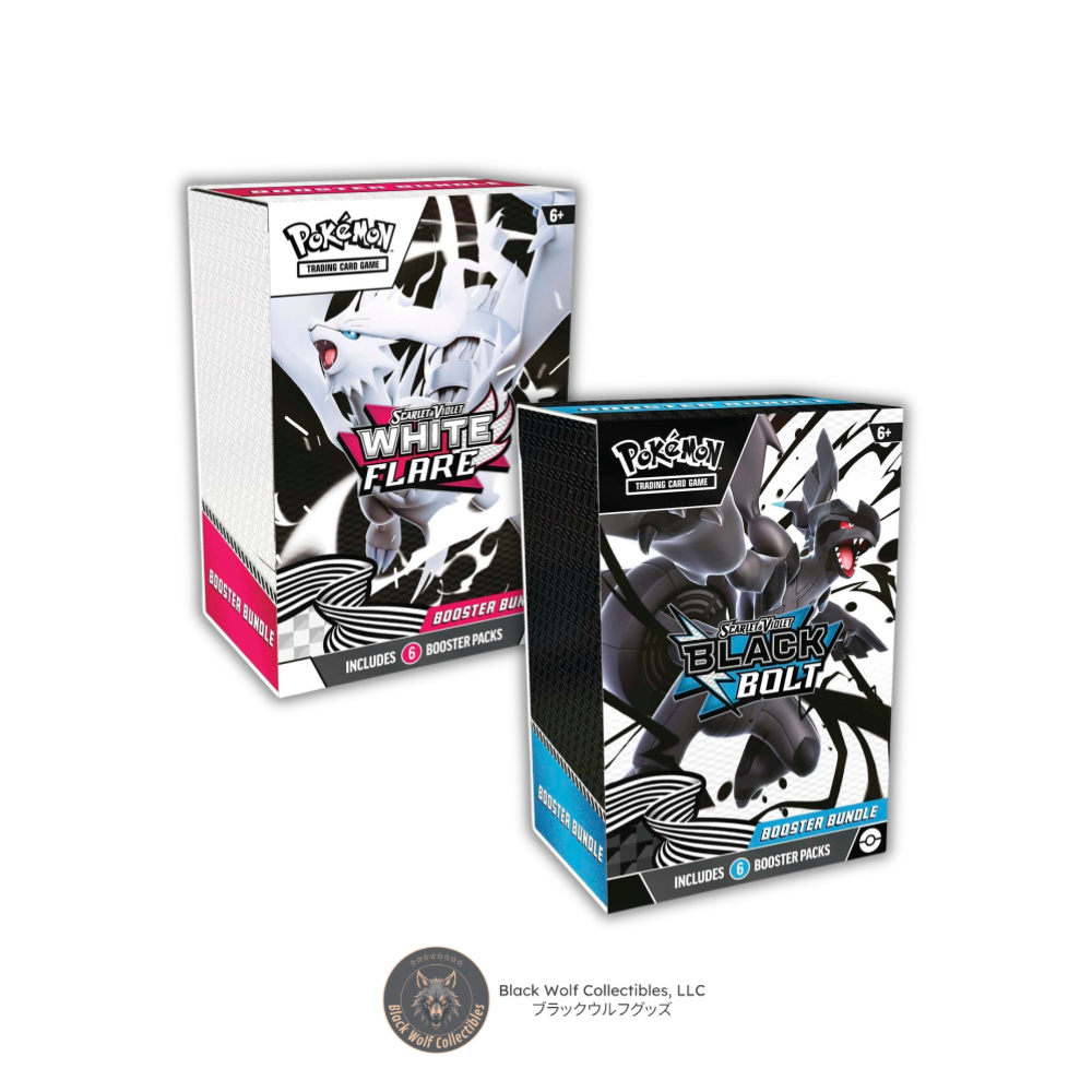 Black Bolt & White Flare: Booster Bundle (Set) – Black Wolf Black Bolt & White Flare: Booster Bundle (Set) – Black Wolf