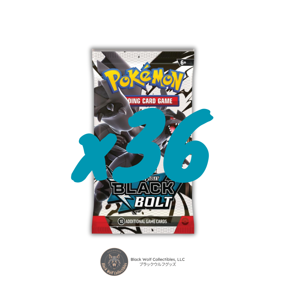 Black Bolt: Booster Pack (x36) Black Wolf Collectibles LLC Black Bolt: Booster Pack (x36) Black Wolf Collectibles LLC