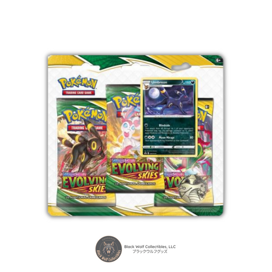 Evolving Skies: 3-Pack Blister (Umbreon)