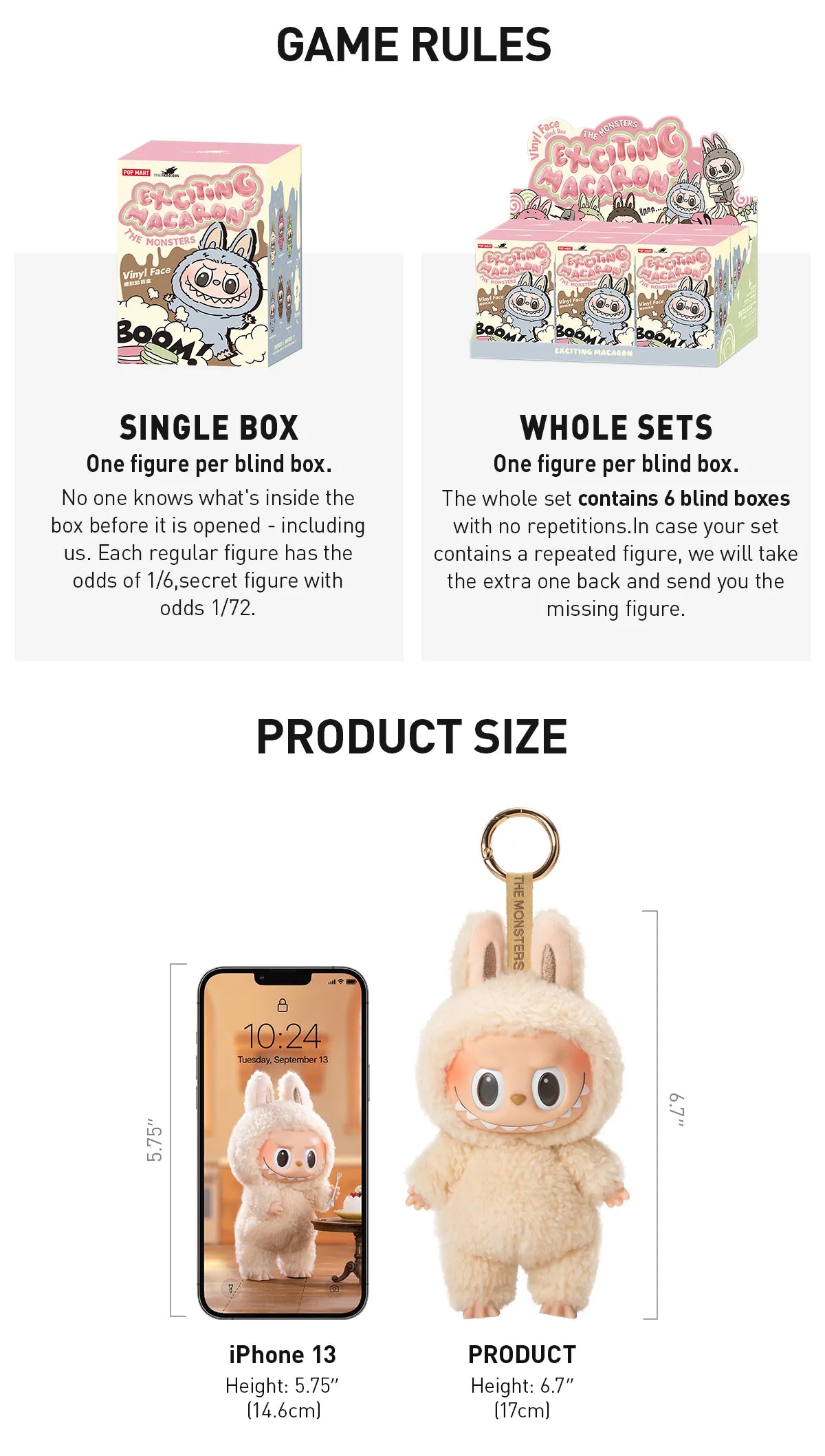 THE MONSTERS - Exciting Macaron: Blind Box