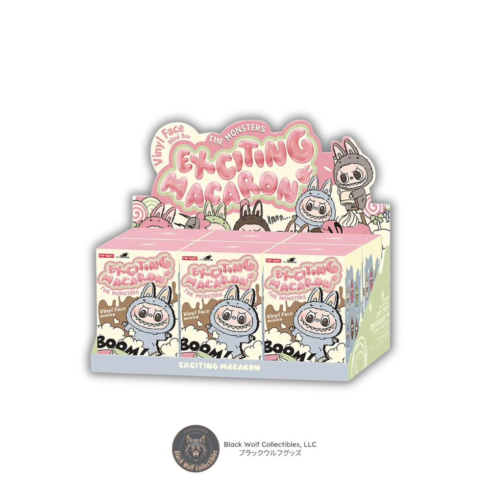 THE MONSTERS - Exciting Macaron: Blind Box – Black Wolf THE MONSTERS - Exciting Macaron: Blind Box – Black Wolf