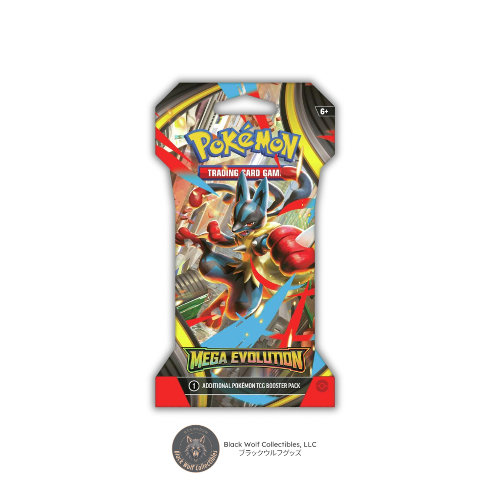 Mega Evolutions: Sleeved Booster Pack – Black Wolf Collectibles LLC