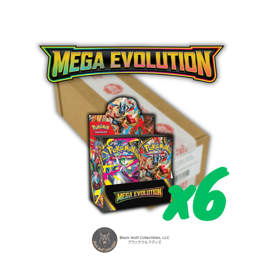 Mega Evolutions: Booster Box (Case) Black Wolf Collectibles LLC Mega Evolutions: Booster Box (Case) Black Wolf Collectibles LLC