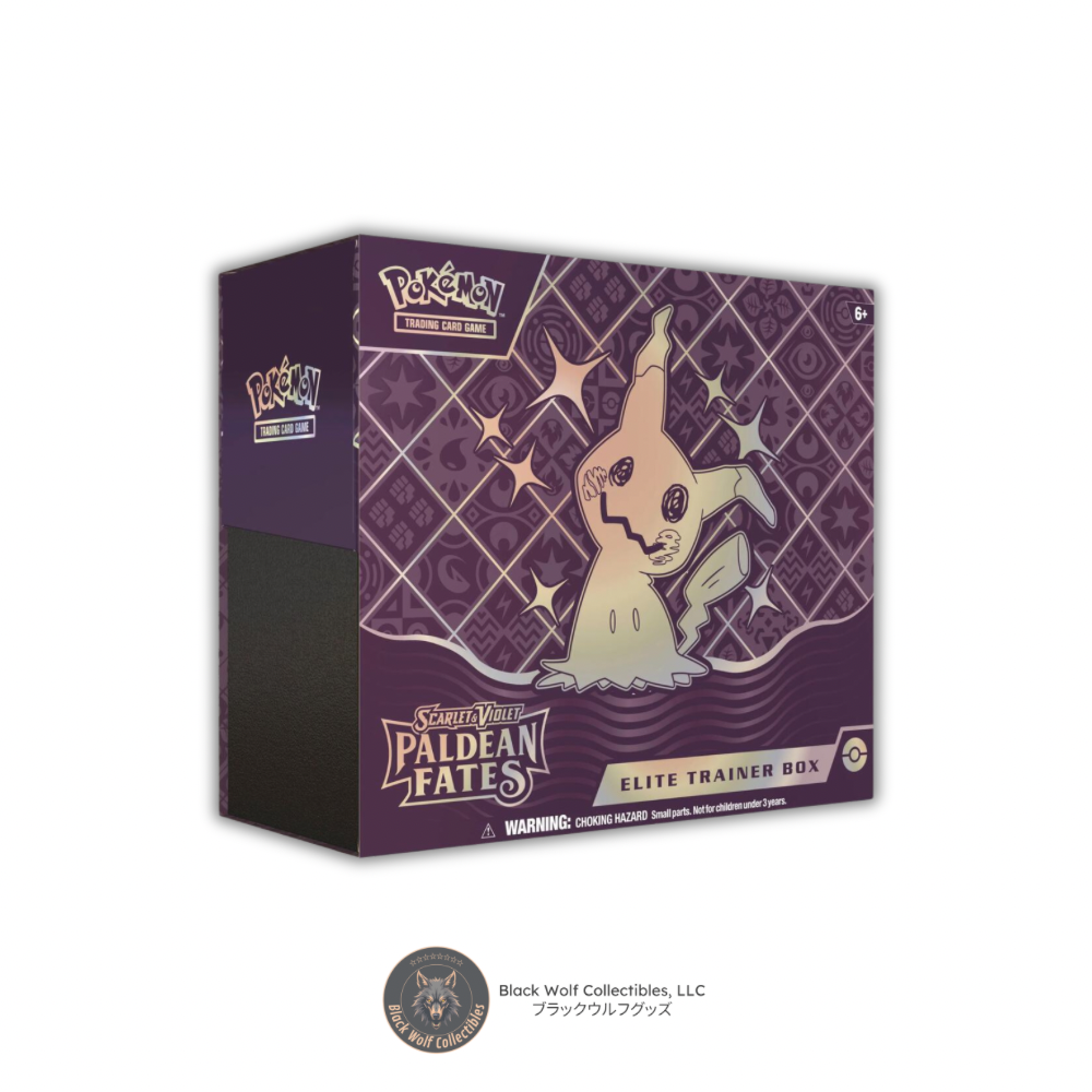 Paldean Fates: Elite Trainer Box Black Wolf Collectibles LLC Paldean Fates: Elite Trainer Box Black Wolf Collectibles LLC