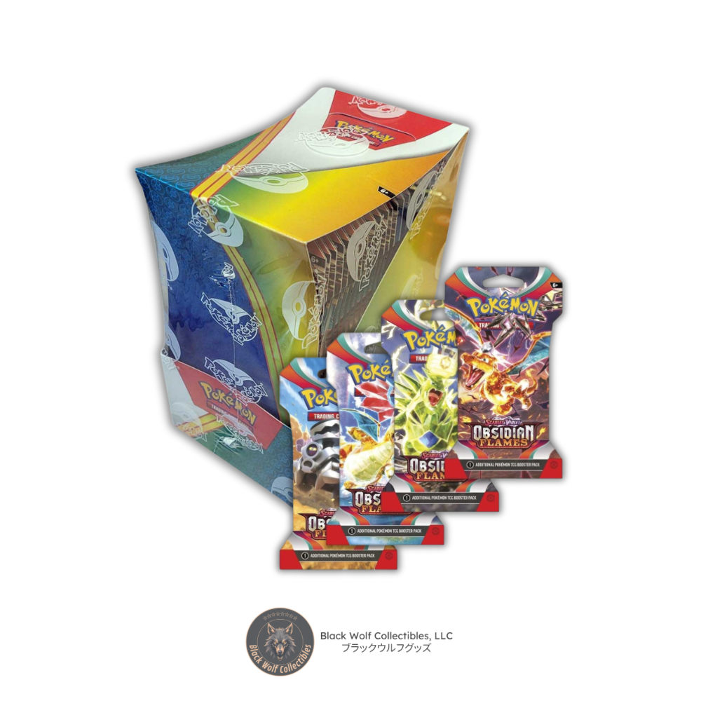 Obsidian Flames: Sleeved Booster Pack (24ct Display) Black Wolf Collectibles LLC Obsidian Flames: Sleeved Booster Pack (24ct Display) Black Wolf Collectibles LLC