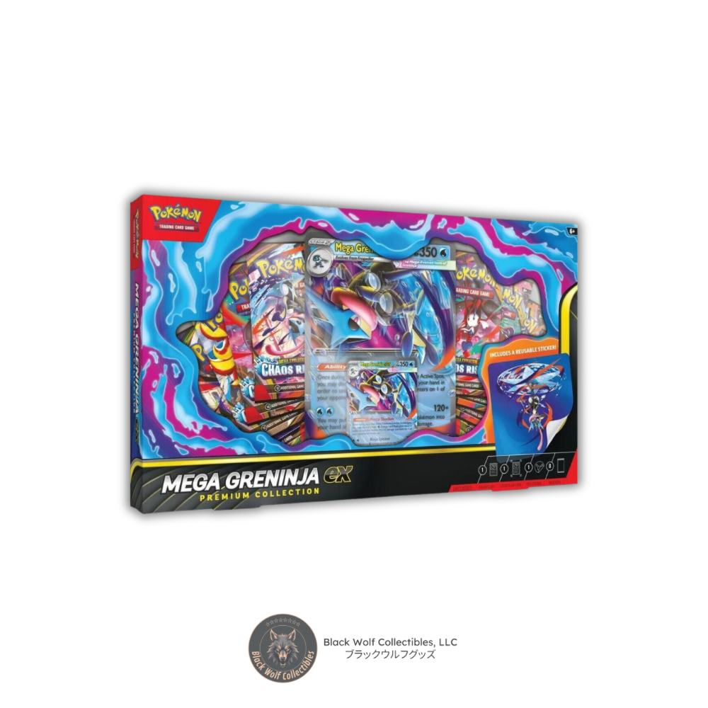 Mega Greninja ex Premium Collection – Black Wolf Collectibles LLC