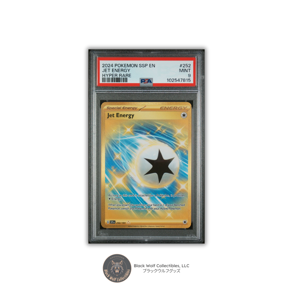 PSA 9 | 2024 POKEMON SSP EN-SURGING SPARKS 252 JET ENERGY HYPER RARE