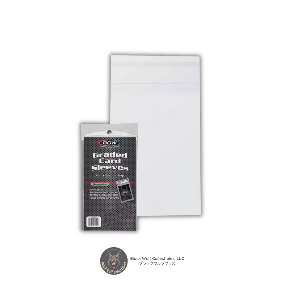 BCW: Resealable Graded Card Sleeve (100ct)
