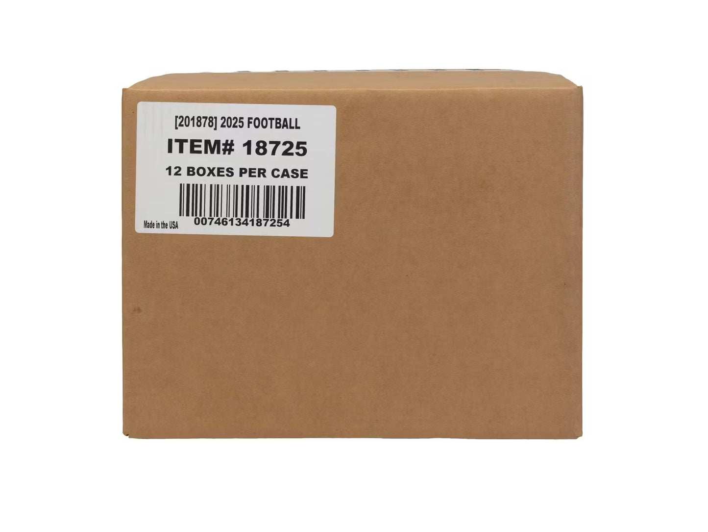 2025 Panini Prizm Football Hobby 12-Box Case