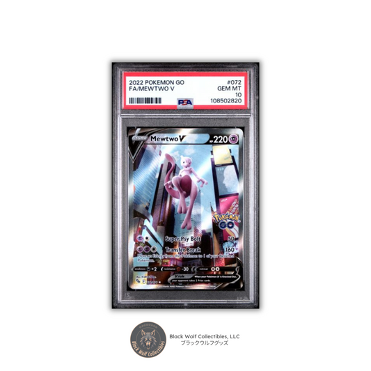 PSA 10 | 2022 POKEMON GO #072 FA/MEWTWO V
