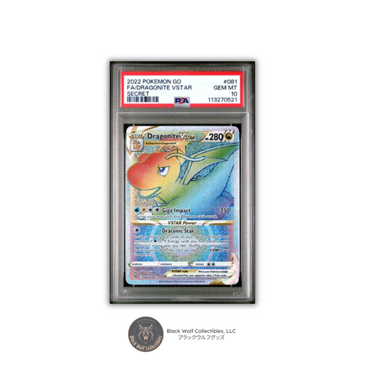 PSA 10 | 2022 POKEMON GO #081 FA/DRAGONITE VSTAR SECRET