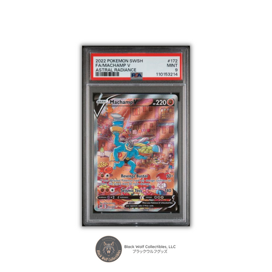 PSA 9 | 2022 POKEMON SWORD & SHIELD ASTRAL RADIANCE #172 FA/MACHAMP V ASTRAL RADIANCE