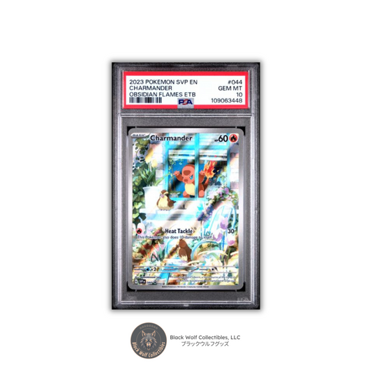 PSA 10 | 2023 POKEMON SVP EN-SV BLACK STAR PROMO #044 CHARMANDER OBSIDIAN FLAMES ETB