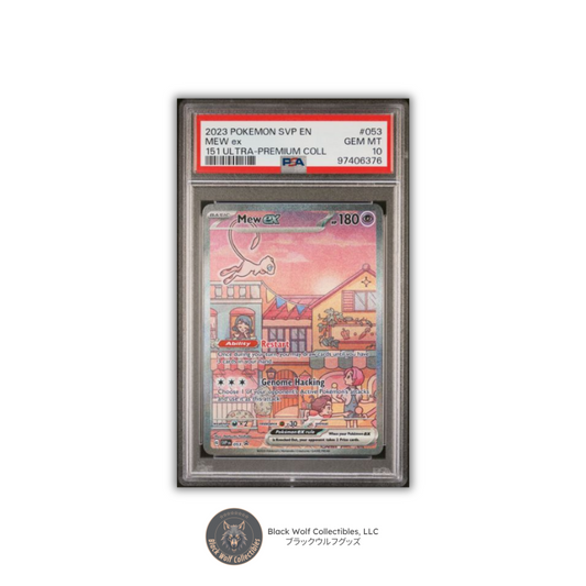 PSA 10 | 2023 POKEMON SVP EN-SV BLACK STAR PROMO #053 MEW ex 151 ULTRA-PREMIUM COLL