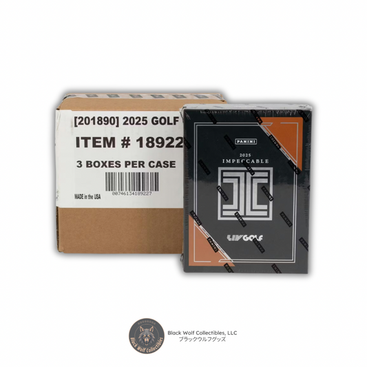 2025 Panini Impeccable LIV Golf Hobby 3-Box Case