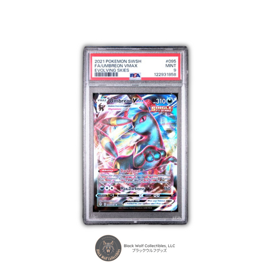 PSA 9 | 2021 POKEMON SWORD & SHIELD EVOLVING SKIES #095 FA/UMBREON VMAX EVOLVING SKIES