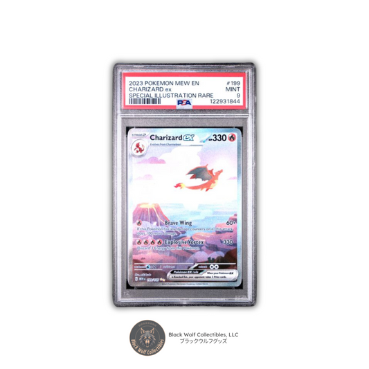PSA 9 | 2023 POKEMON MEW EN-151 #199 CHARIZARD ex SPECIAL ILLUSTRATION RARE