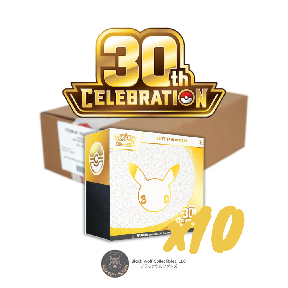 Pokemon 30th Celebration: Elite Trainer Box (Case) (Pre-Order)