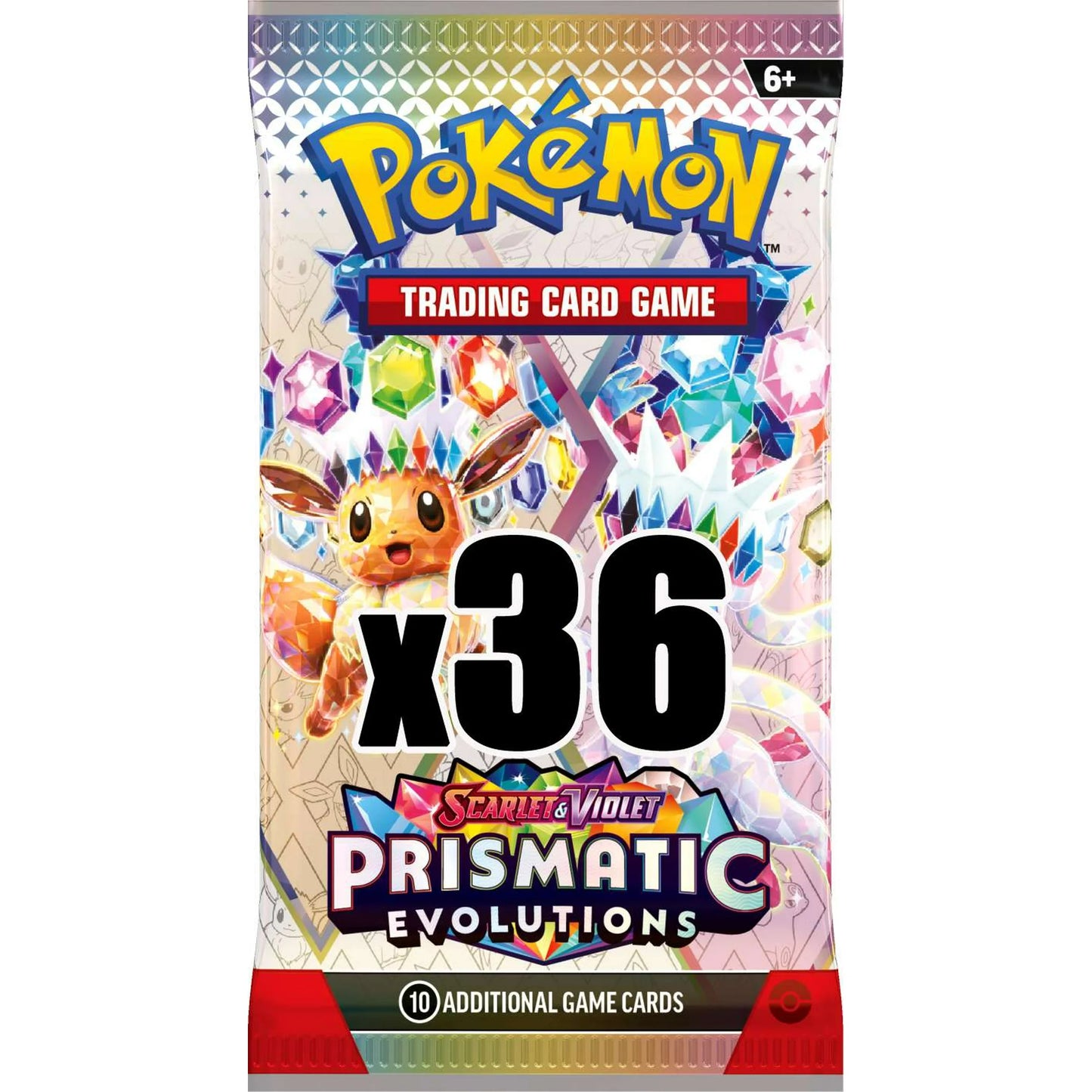 Prismatic Evolutions: Booster Pack (x36)