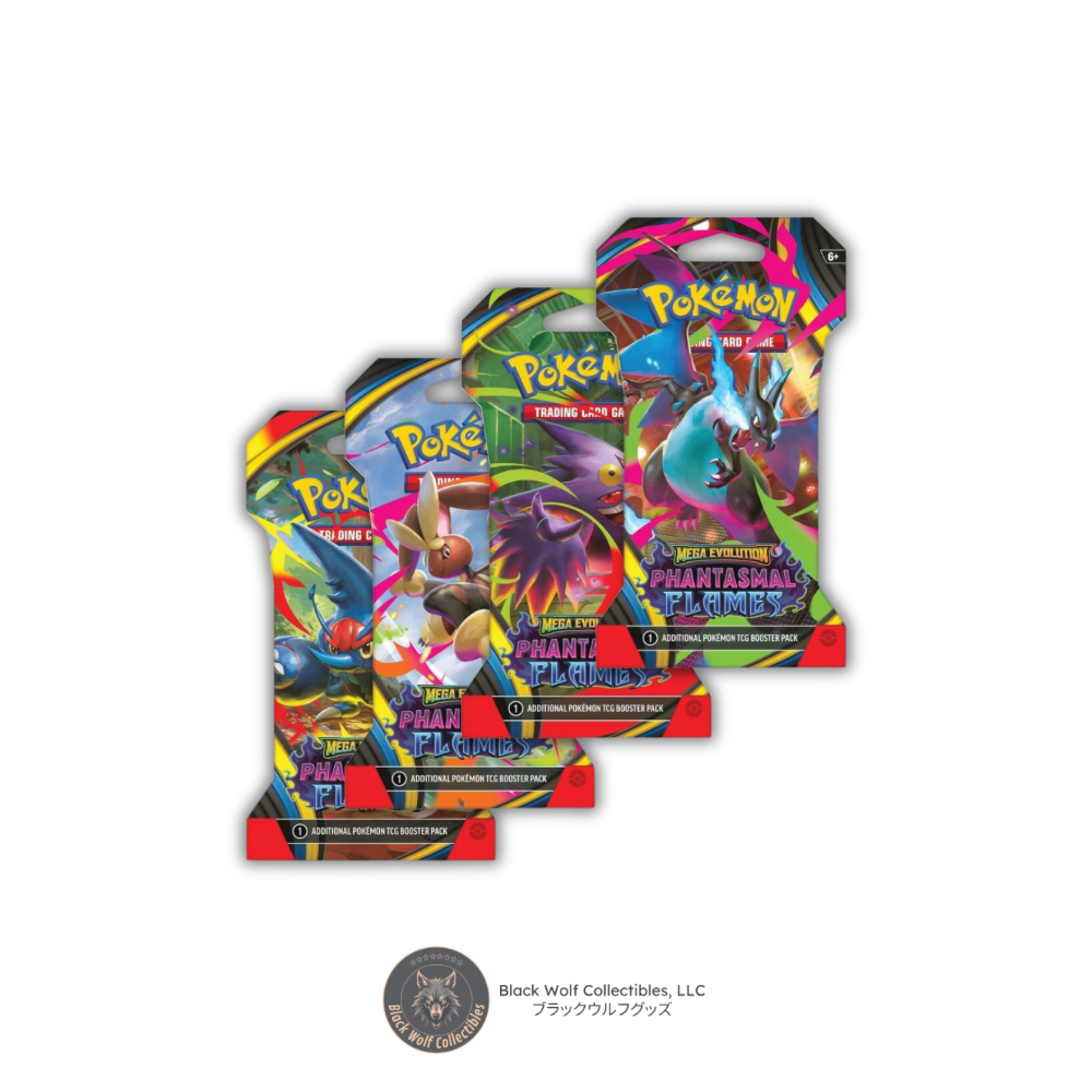 Phantasmal Flames: Sleeved Booster Pack Art Bundle (Set of 4)
