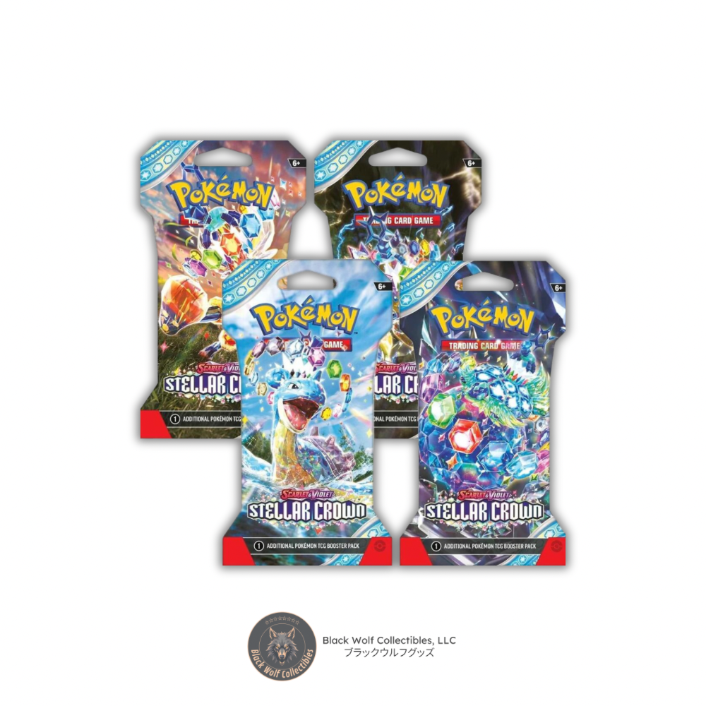 Stellar Crown: Sleeved Booster Pack Art Bundle (Set of 4)