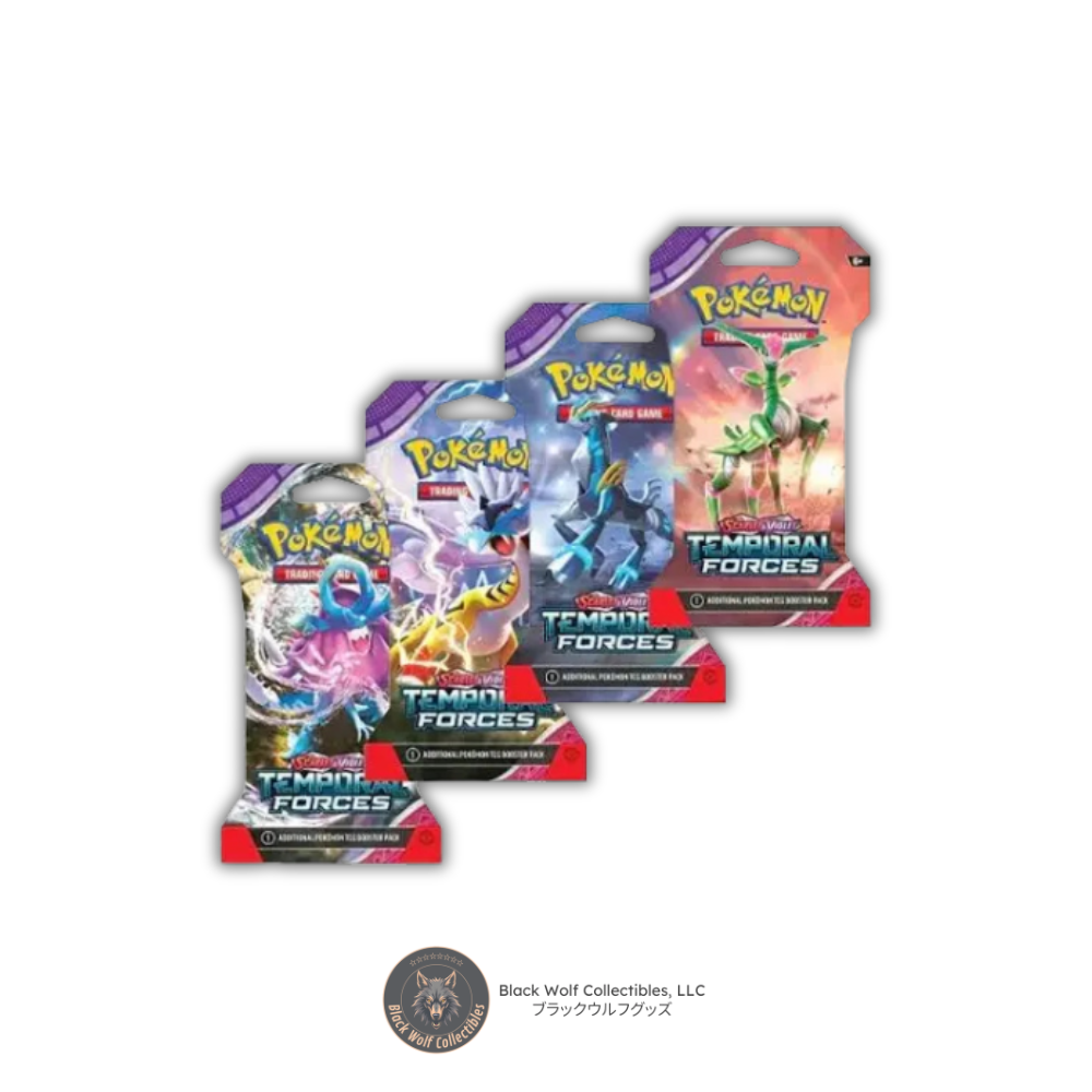 Temporal Forces: Sleeved Booster Pack Art Bundle (Set of 4) – Black ...