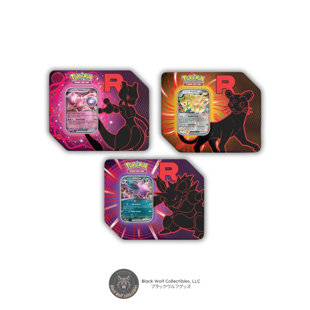 Team Rocket Tin (Set of 3)