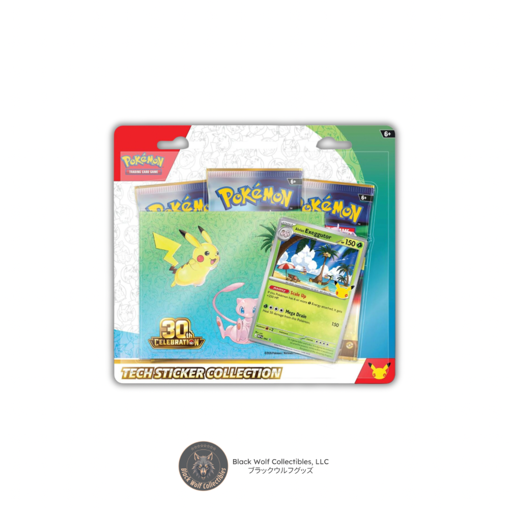30th Celebration: Tech Sticker Collection (Alolan Exeggutor) (Pre-Order