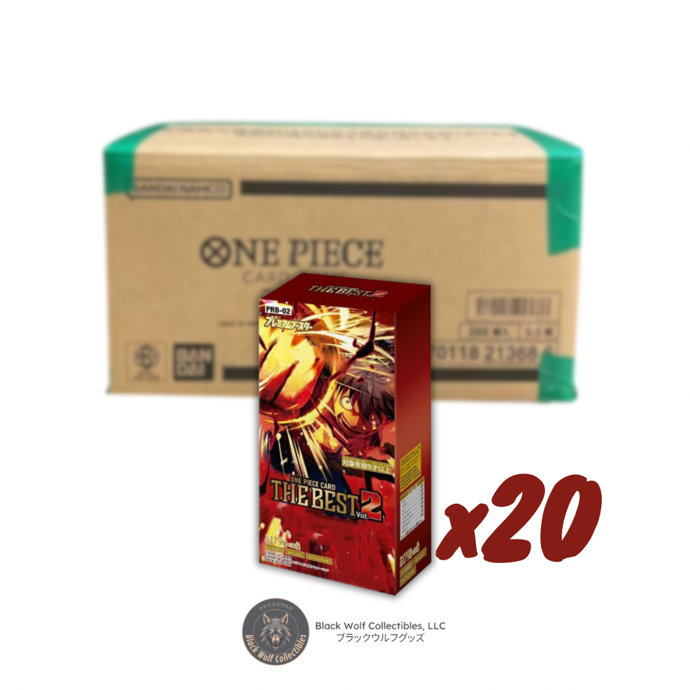 One Piece Card Game - The Best PRB-02 Booster Box (Japanese) (Case)