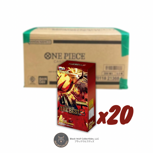 One Piece Card Game - The Best PRB-02 Booster Box (Japanese) (Case)