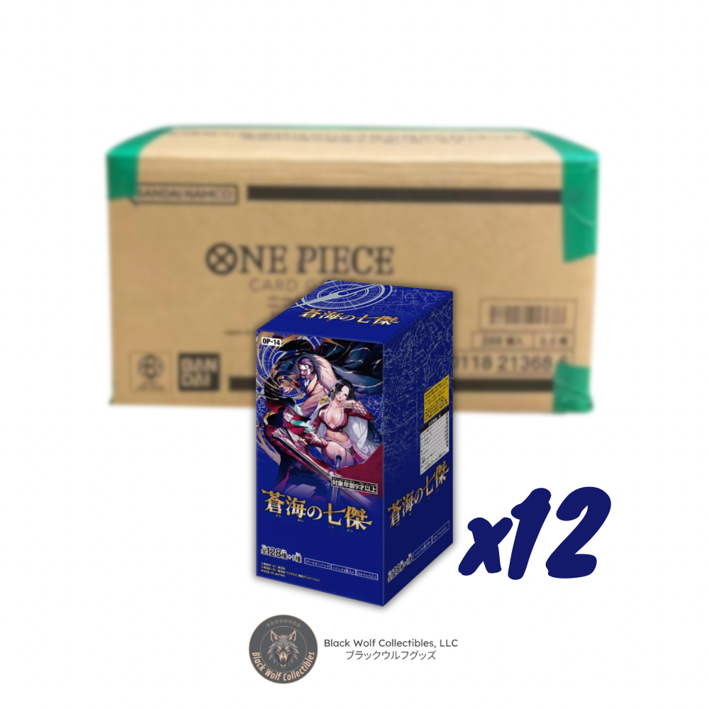 One Piece Card Game - The Azure Sea's Seven OP-14 Booster Box (Japanese) (Case)