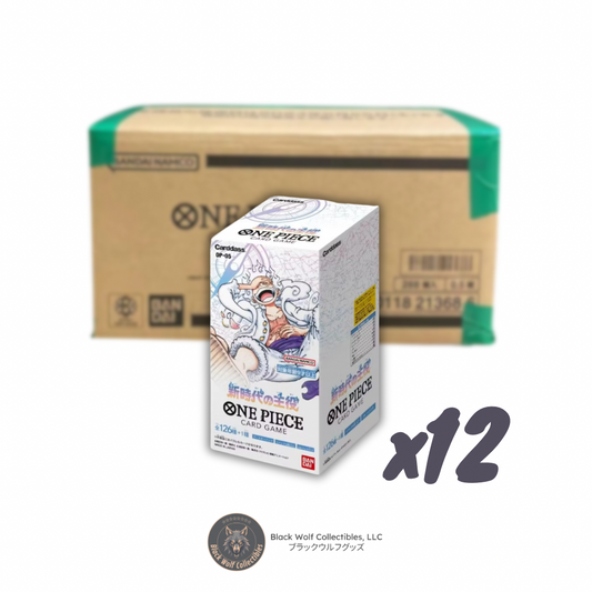 Sealed Cases: One Piece Black Wolf Collectibles LLC Sealed Cases: One Piece Black Wolf Collectibles LLC