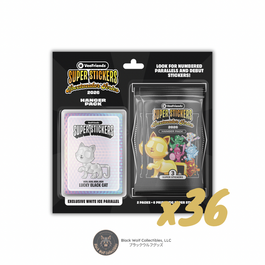 2026 VeeFriends Super Stickers Spectacular Series White Ice Hangar Pack (Case) (Pre-Order)