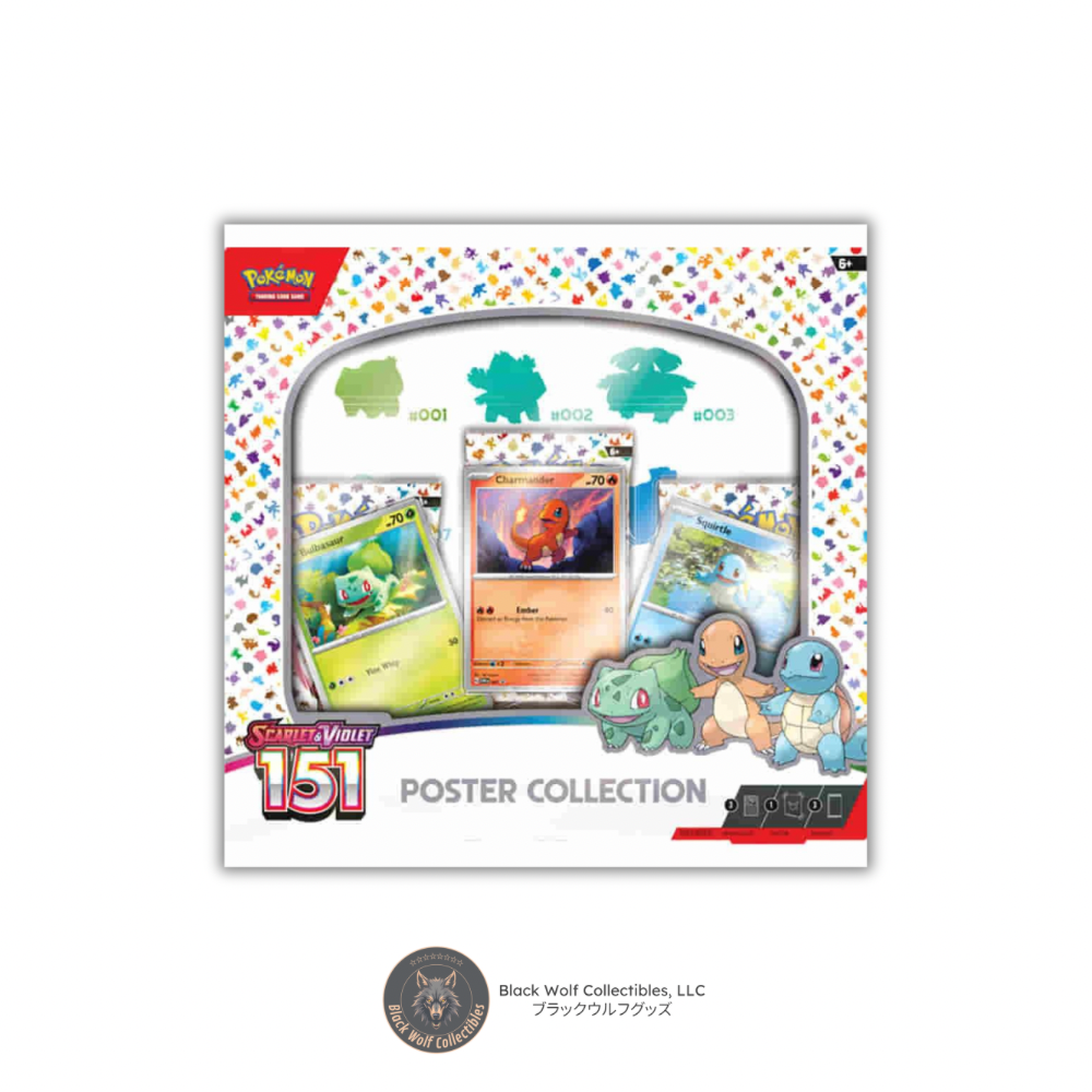 Pokemon 151: Poster Collection – Black Wolf Collectibles LLC