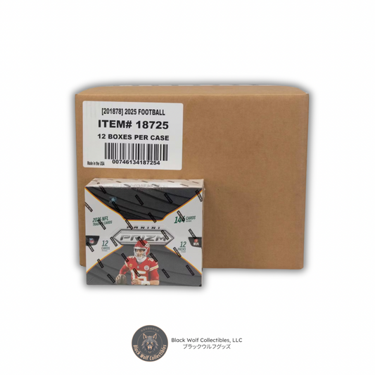 2025 Panini Prizm Football Hobby 12-Box Case