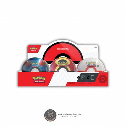 Pokemon 2025 Q4 Poke Ball Tin Display