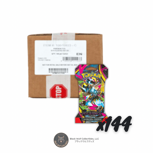 Pitch Black: Sleeved Booster Pack (Case) (Pre-Order)
