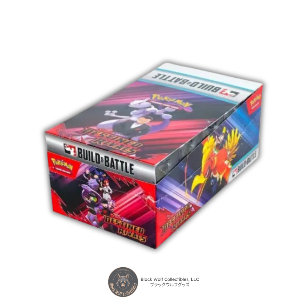destined rivals sealed booster box case and rivalries reign supreme Pokemon TCG Destined Rivals Build
